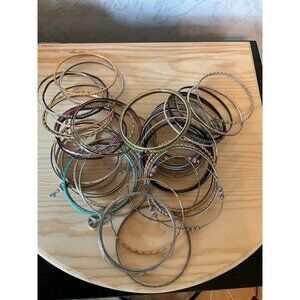 61 Multi Size and Color Bangle Bracelets Fashion Jewelry 1 Pound